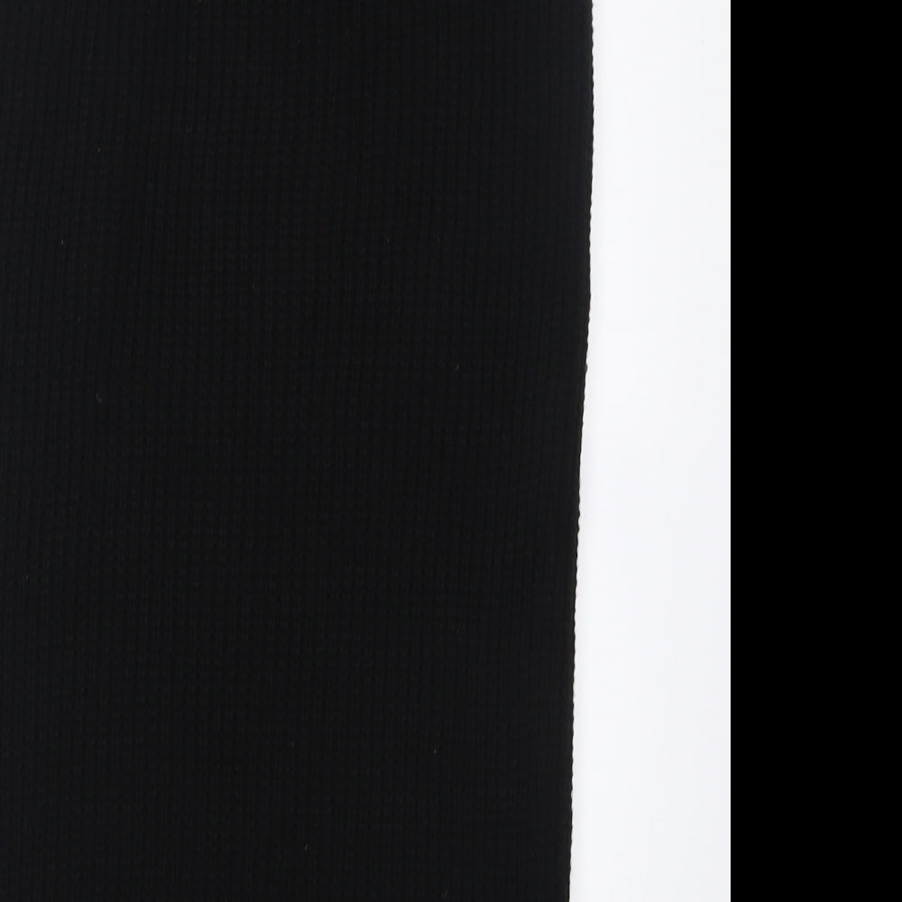 In the Style Womens Black Acrylic A-Line Skirt Size 8