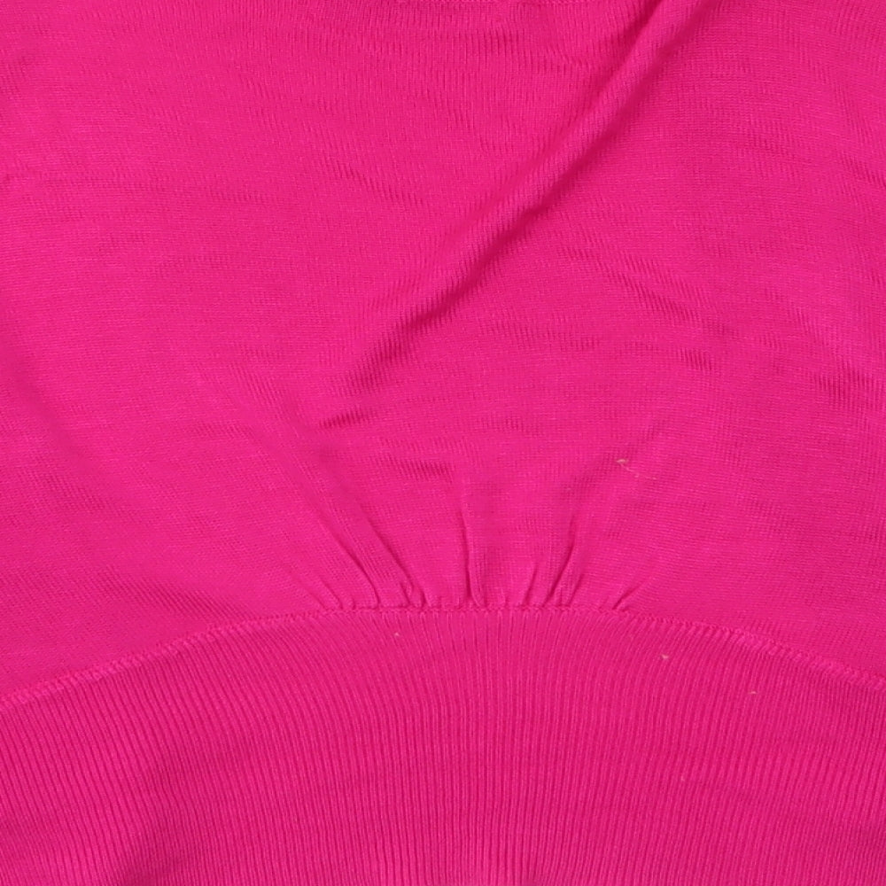 Womens UK Size M Anna Rose Pink Cardigan Jumper
