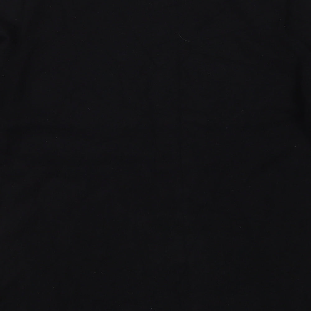 Gerard Womens Black Round Neck Striped Viscose Pullover Jumper Size S