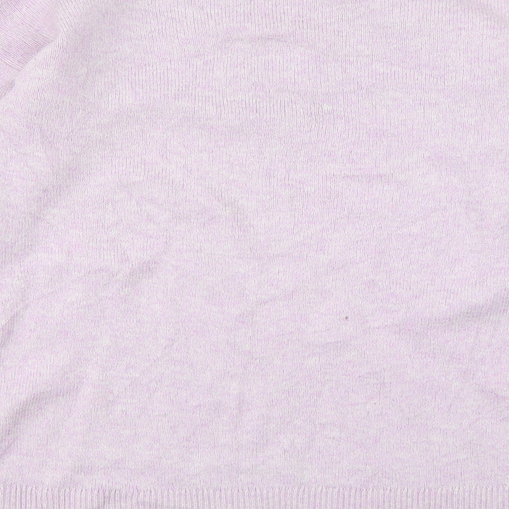 Gap Womens Pink Round Neck Nylon Pullover Jumper Size S