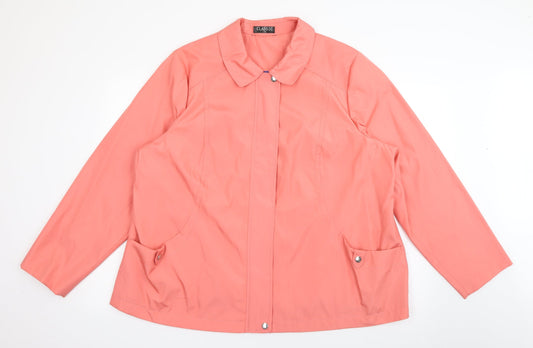 Womens UK Size XL Classic Pink Jacket