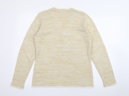 Womens UK Size S Bonmarché Yellow Pullover Jumper