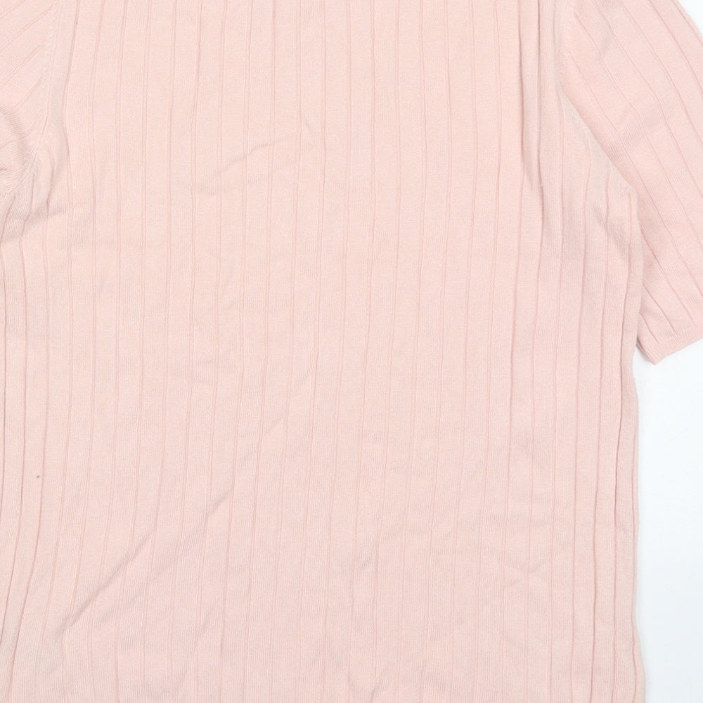 Womens UK Size 14 Marks and Spencer Pink Pullover Jumper