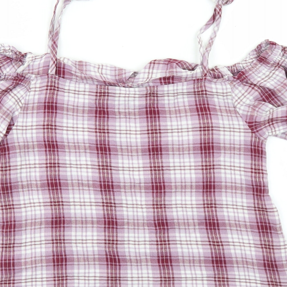 Womens UK Size 8 New Look Purple Camisole Blouse