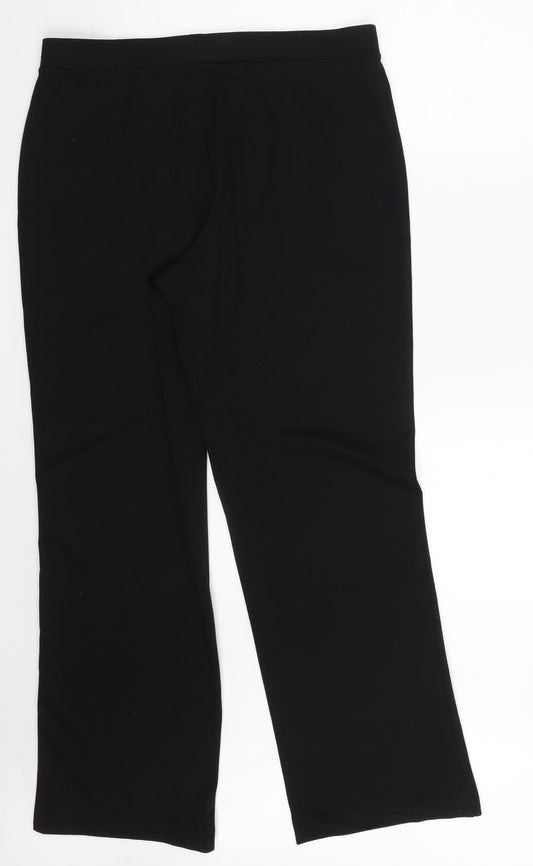 George Womens Black Polyester Bloomer Trousers Size L L31 in Regular
