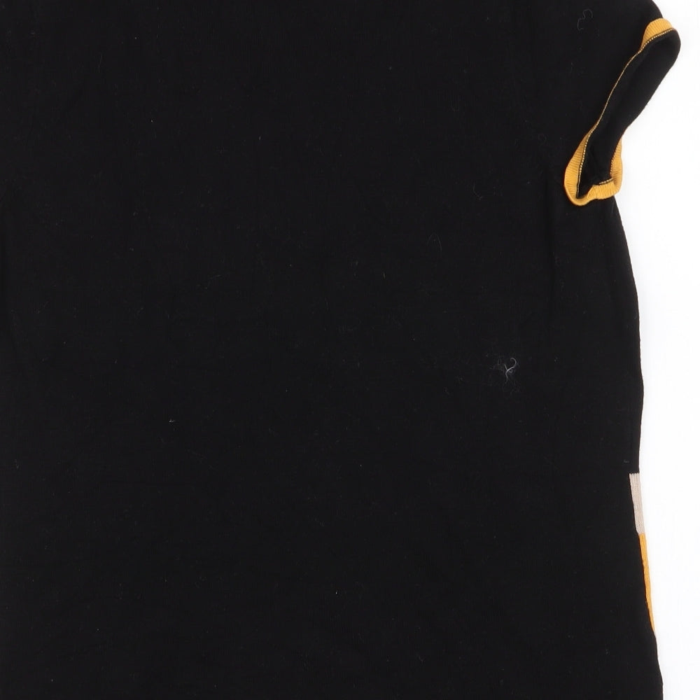 Womens UK Size 14 Principles Black Basic T-Shirt