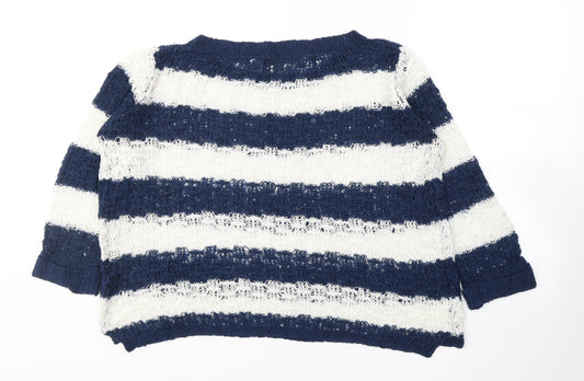 Womens UK Size 10 Atmosphere Blue Pullover Jumper
