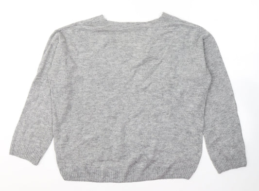 Womens UK Size S H&M Grey Pullover Jumper