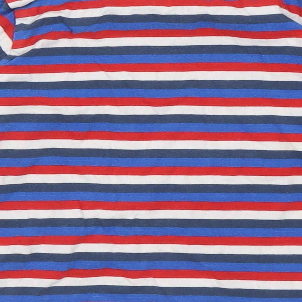 Mothercare Boys Blue Striped Cotton Basic Casual Size 2 Years Crew Neck Pullover