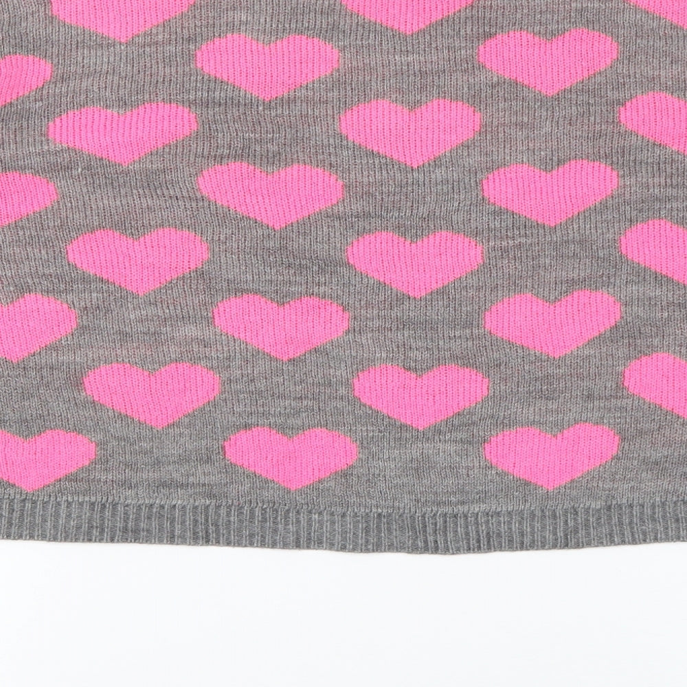 Womens UK Size M H&M Grey Pullover Jumper