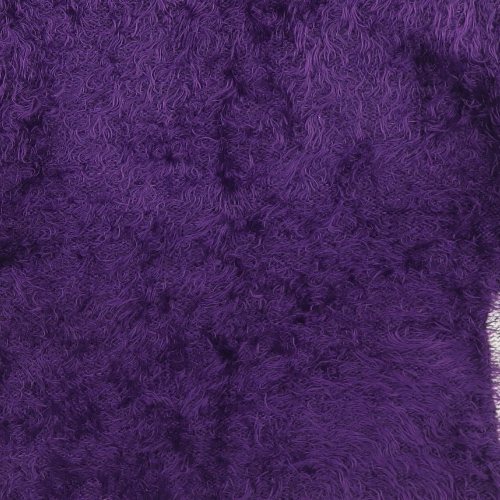 Gerard Womens Purple Crew Neck Polyester Pullover Jumper Size S