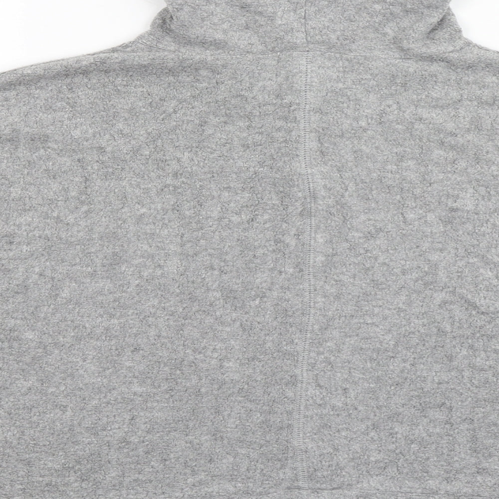 Womens UK Size S Pull&Bear Grey Pullover Hoodie