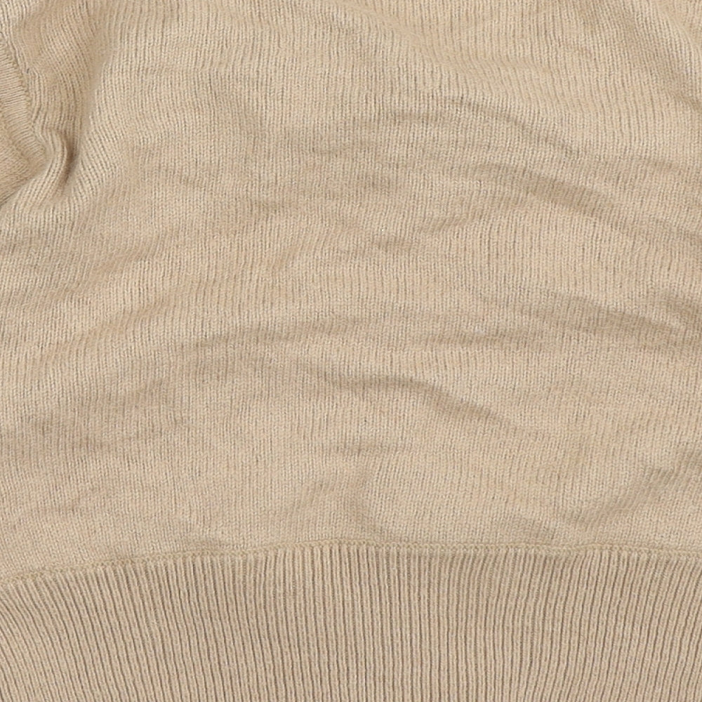 Womens UK Size 12 Warehouse Brown Cape Jumper