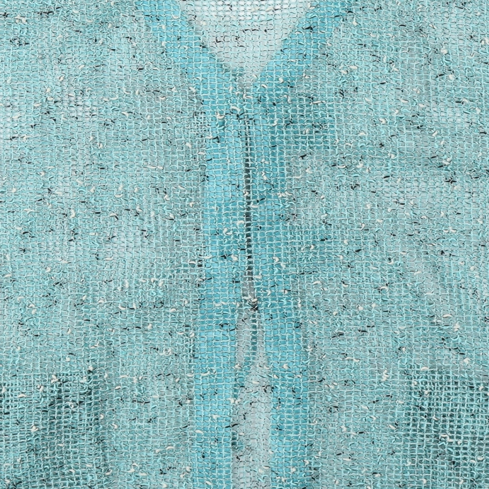 Brand and care label for First Avenue women’s blue v-neck cotton cardigan jumper, size S