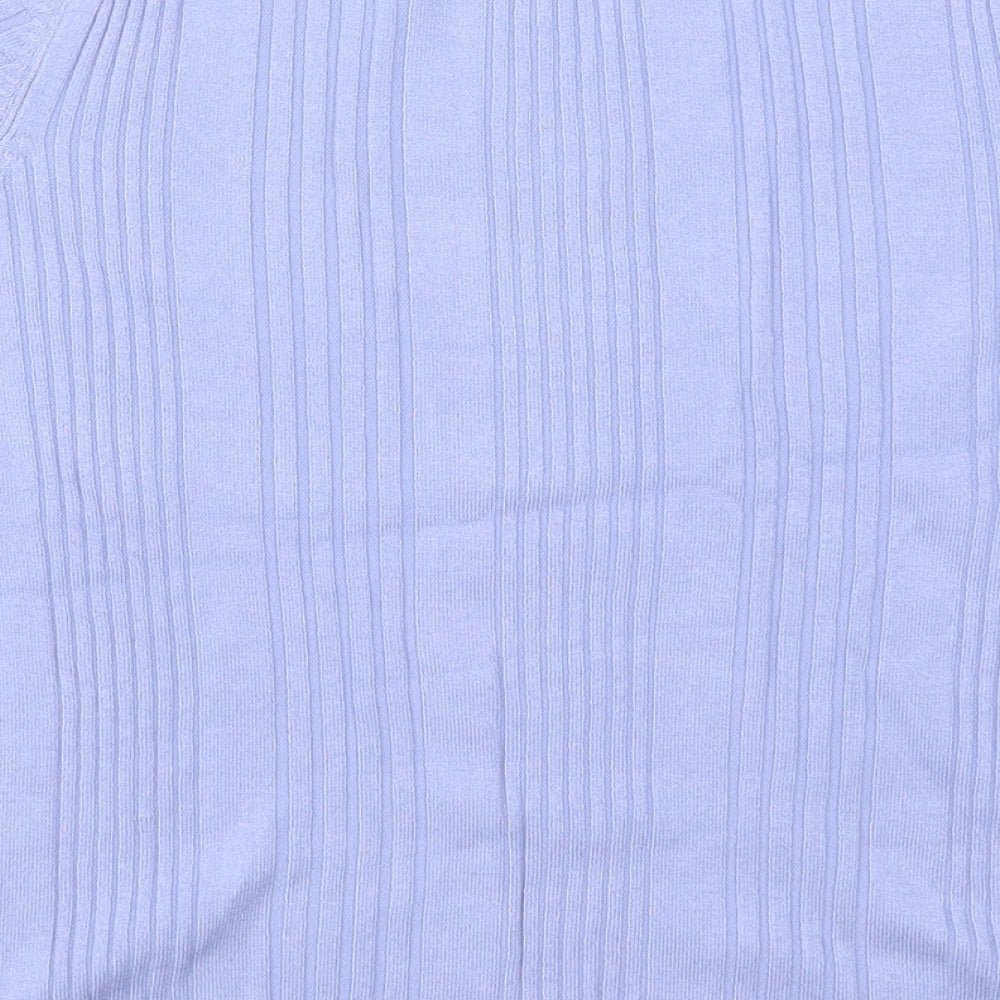 Womens UK Size 14 Marks and Spencer Blue Pullover Jumper