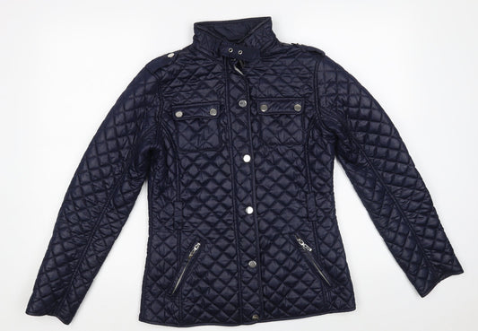 Womens UK Size 8 Gallery Blue Jacket