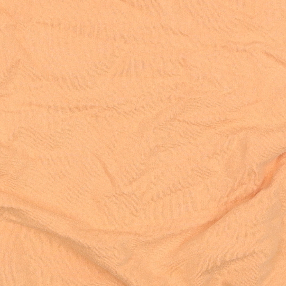 Womens UK Size M Pull&Bear Orange Pullover Jumper
