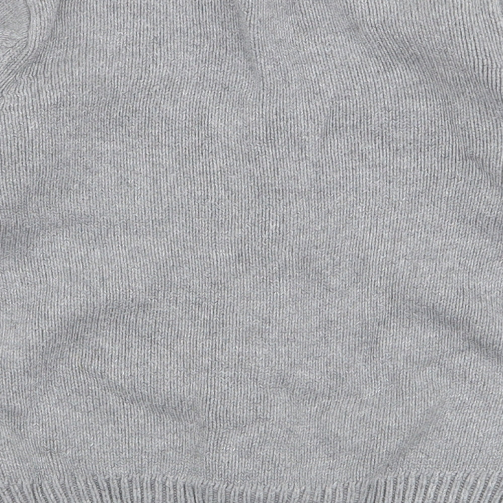Pointer Boys Grey V-Neck Polyester Cardigan Jumper Size 2 Years Button