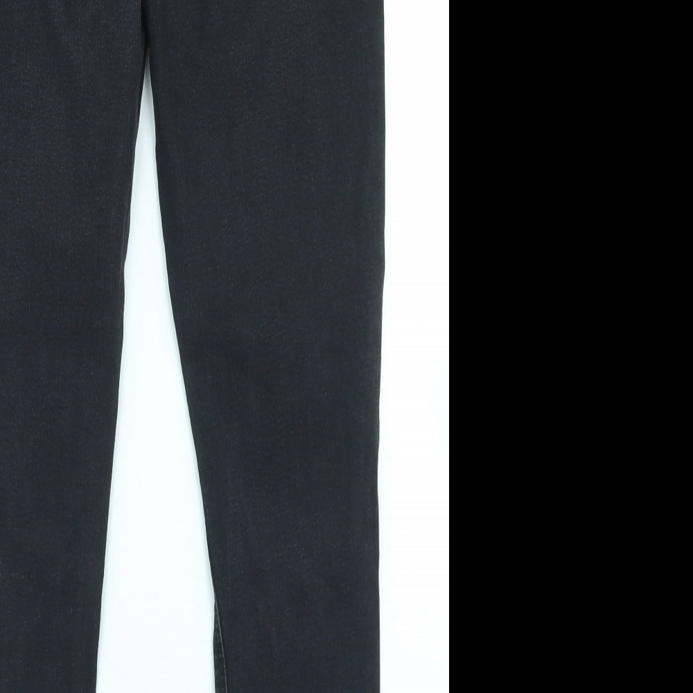 Denim Co Womens Black Cotton Skinny Jeans Size 12 L26 in Regular Button