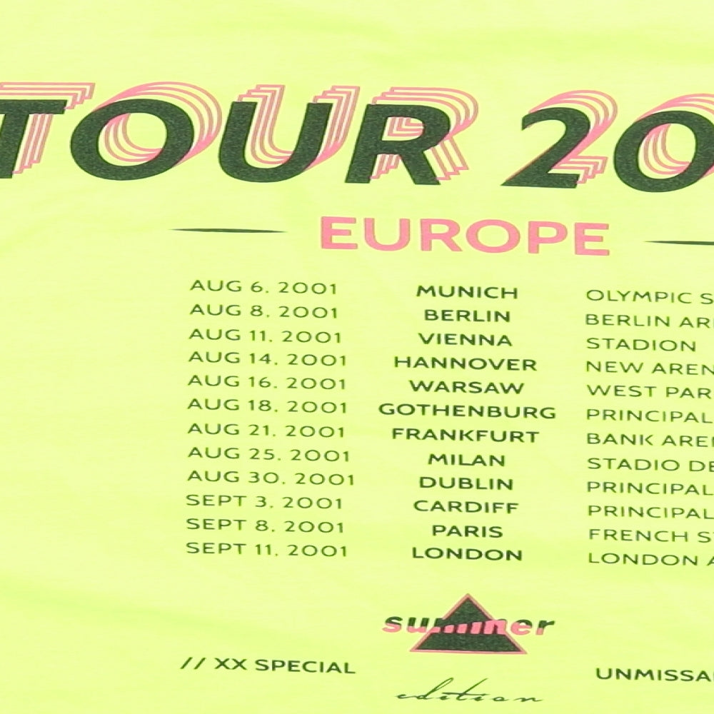 Bershka Womens Yellow Polyester Pullover Sweatshirt Size S Pullover - Cropped