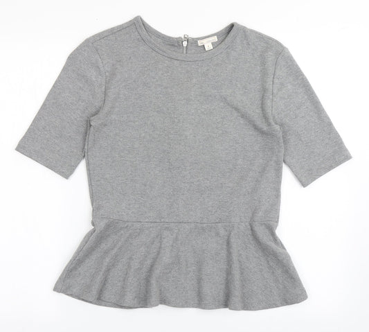 Womens UK Size S Gap Grey Basic T-Shirt