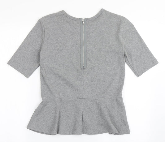 Womens UK Size S Gap Grey Basic T-Shirt