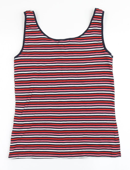 Womens UK Size 14 Marks and Spencer Multicoloured Basic T-Shirt