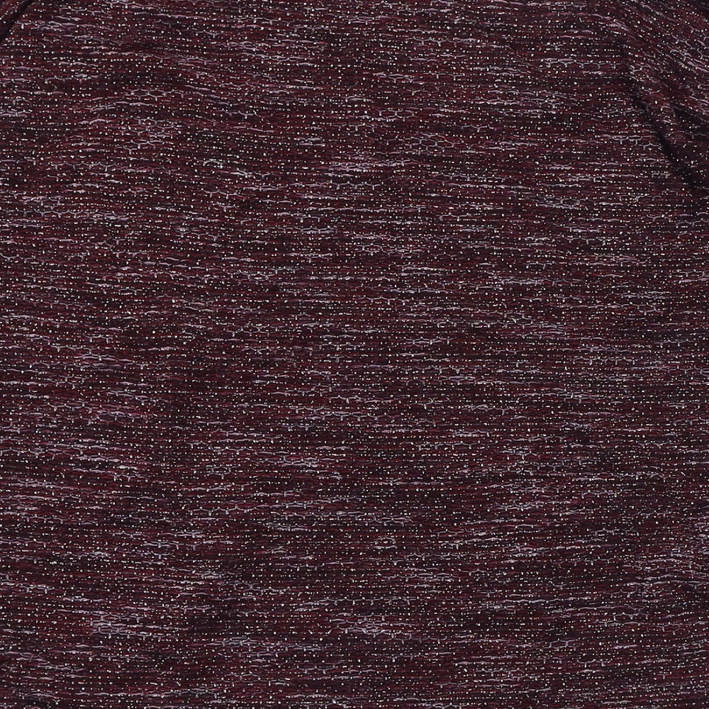 Womens UK Size 8 Marks and Spencer Purple Basic T-Shirt
