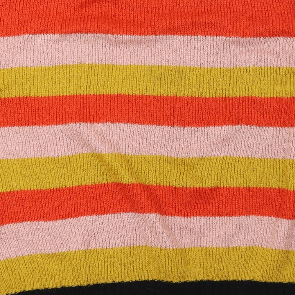 Womens UK Size 8 Missguided Multicoloured Pullover Jumper