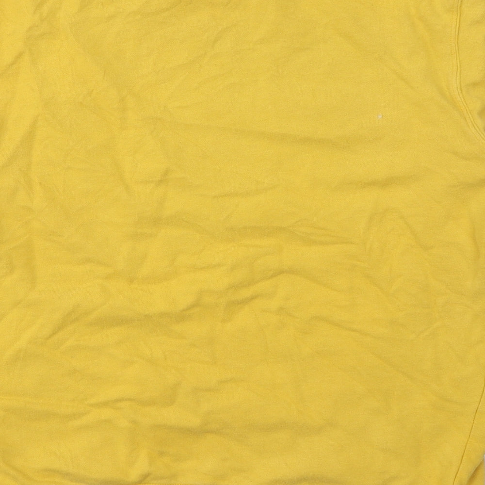 Mens UK Size S H&M Yellow Pullover Sweatshirt