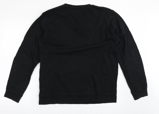 Twisted Soul Mens Black Cotton Pullover Sweatshirt Size M - East Side