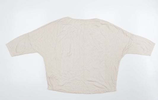 Womens UK Size 18 Betty Barclay Beige Pullover Jumper