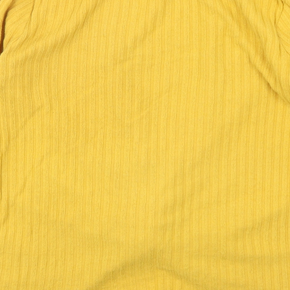 Womens UK Size 8 New Look Yellow Pullover Jumper