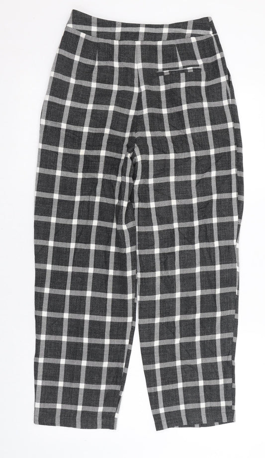 Womens UK Size 6 Light Before Dark Regular Fit Carrot Grey Trousers