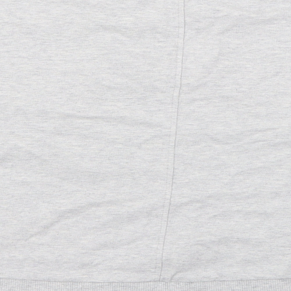 NEXT Girls Grey Cotton Pullover Sweatshirt Size 9 Years - Trending