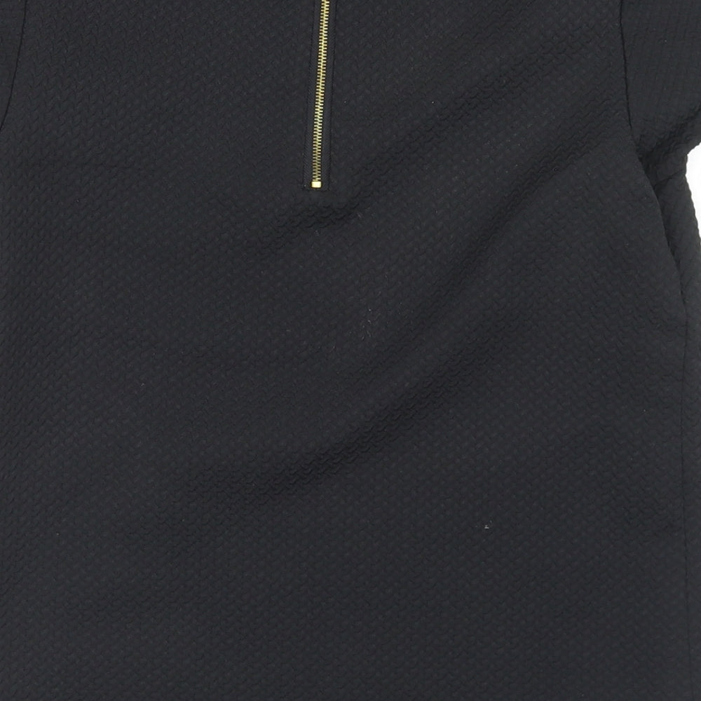 Womens UK Size 6 Mohito Black Basic Blouse