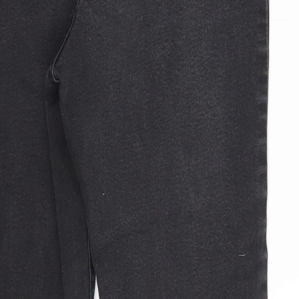 Denim & Co. Womens Black Cotton Jegging Jeans Size 12 L26 in Slim Zip