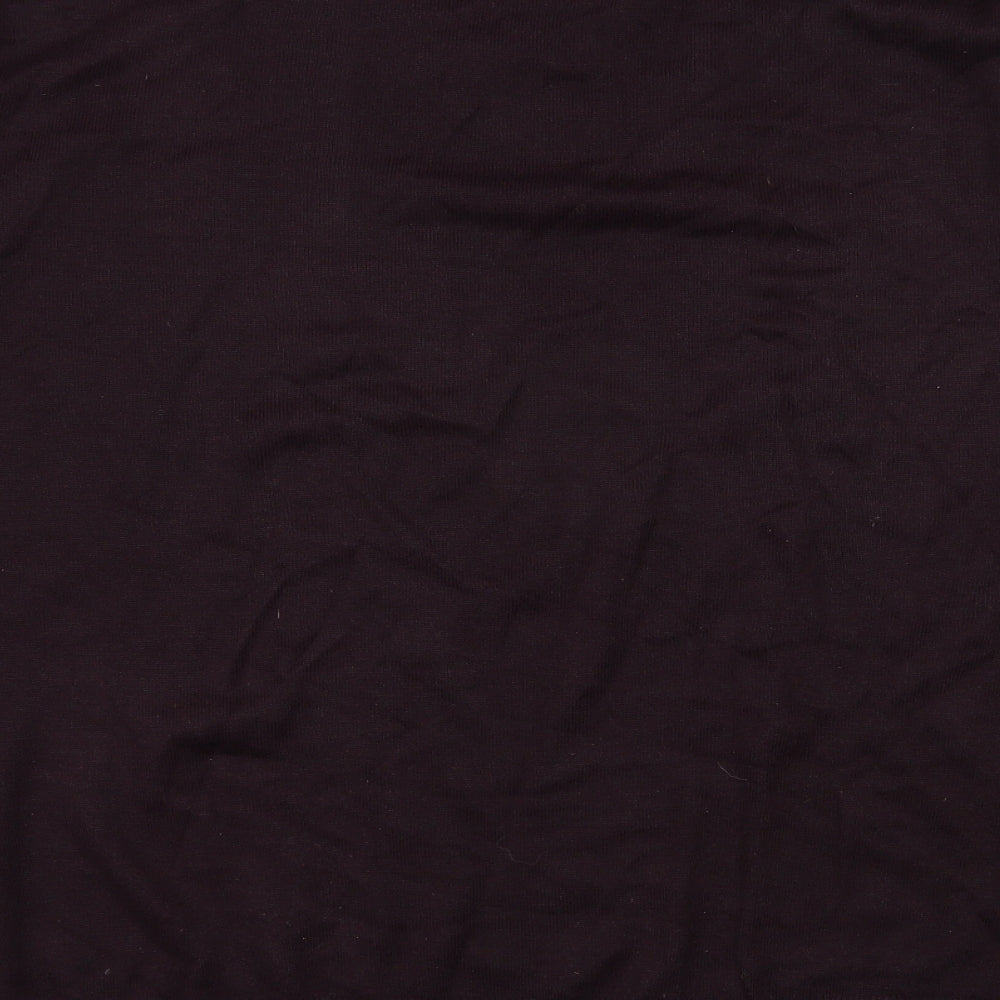 Capsule Mens Purple V-Neck Acrylic Pullover Jumper Size 2XL