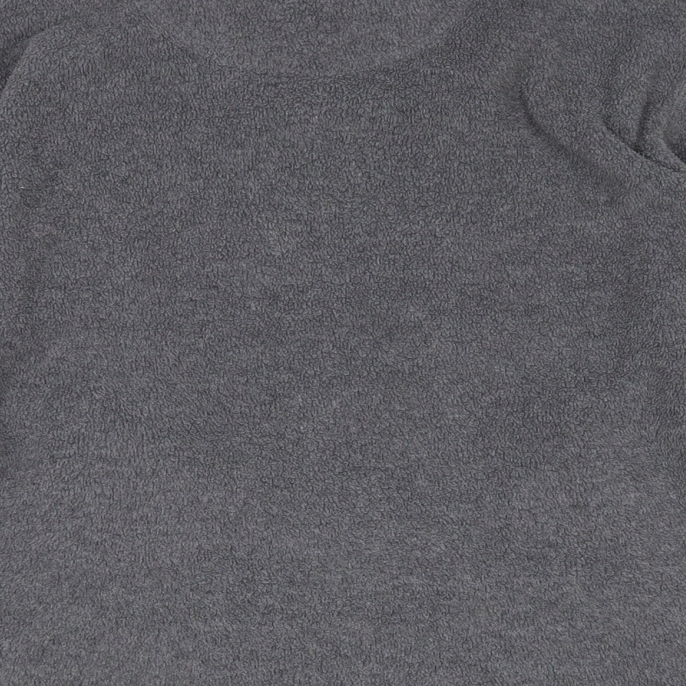 George Mens Grey Polyester Full Zip Sweatshirt Size XS