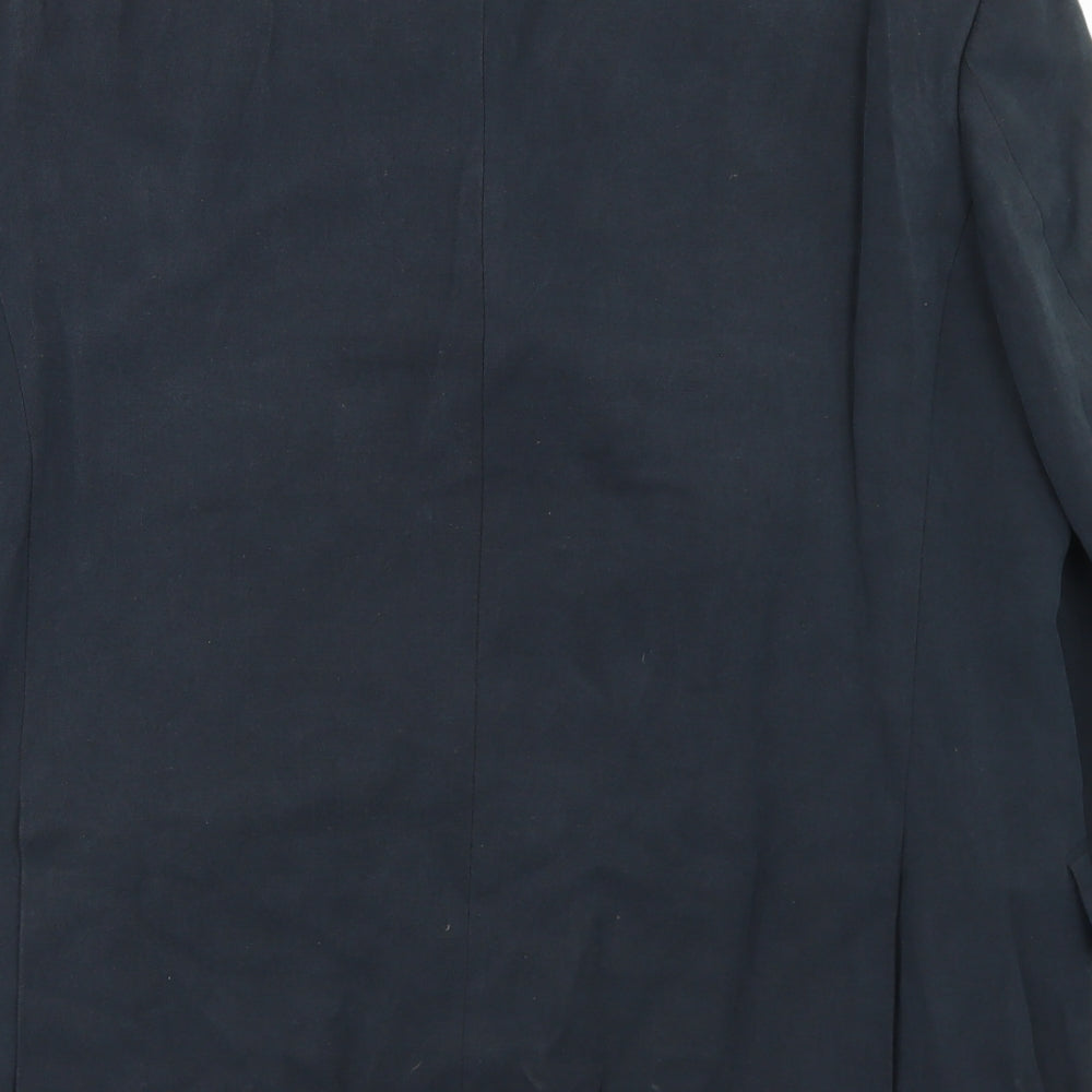 Mens UK Size 40 Marks and Spencer Regular Blue Suit Jacket