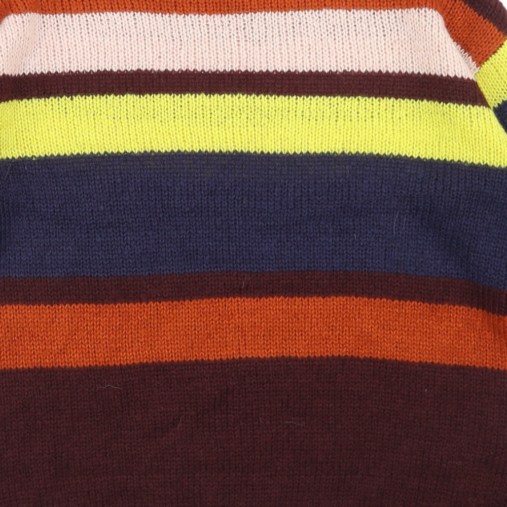 Womens UK Size S New Look Multicoloured Pullover Jumper
