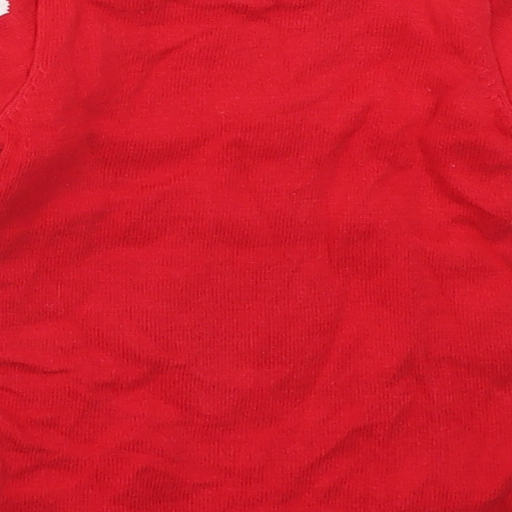 Early Days Girls Red Polka Dot Cotton Pullover Jumper Size 0-3 Months Pullover - Penguin