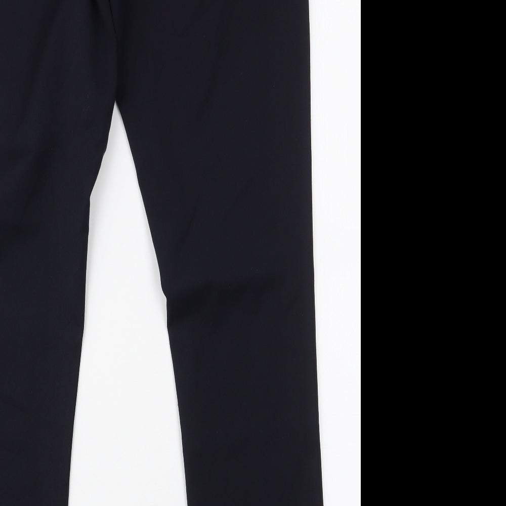 Womens UK Size 10 Preworn Slim Fit Blue Trousers