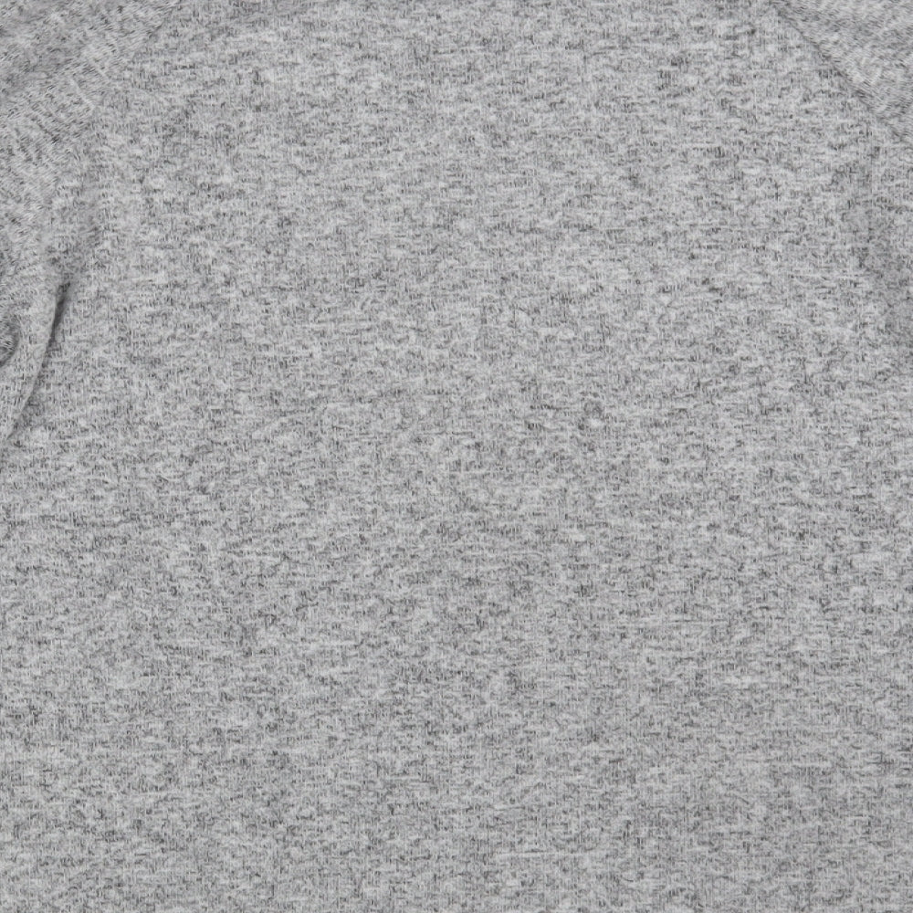 Primark Womens Grey Round Neck Polyester Pullover Jumper Size 10 - Size 10-12