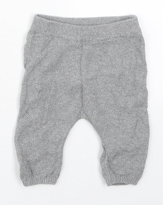 George Baby Grey Cotton Sweatpants Trousers Size 6-9 Months