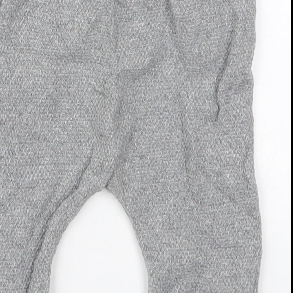 George Baby Grey Cotton Sweatpants Trousers Size 6-9 Months