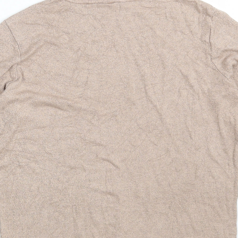Brand and care label for George women’s purple roll neck viscose jumper, size UK 14