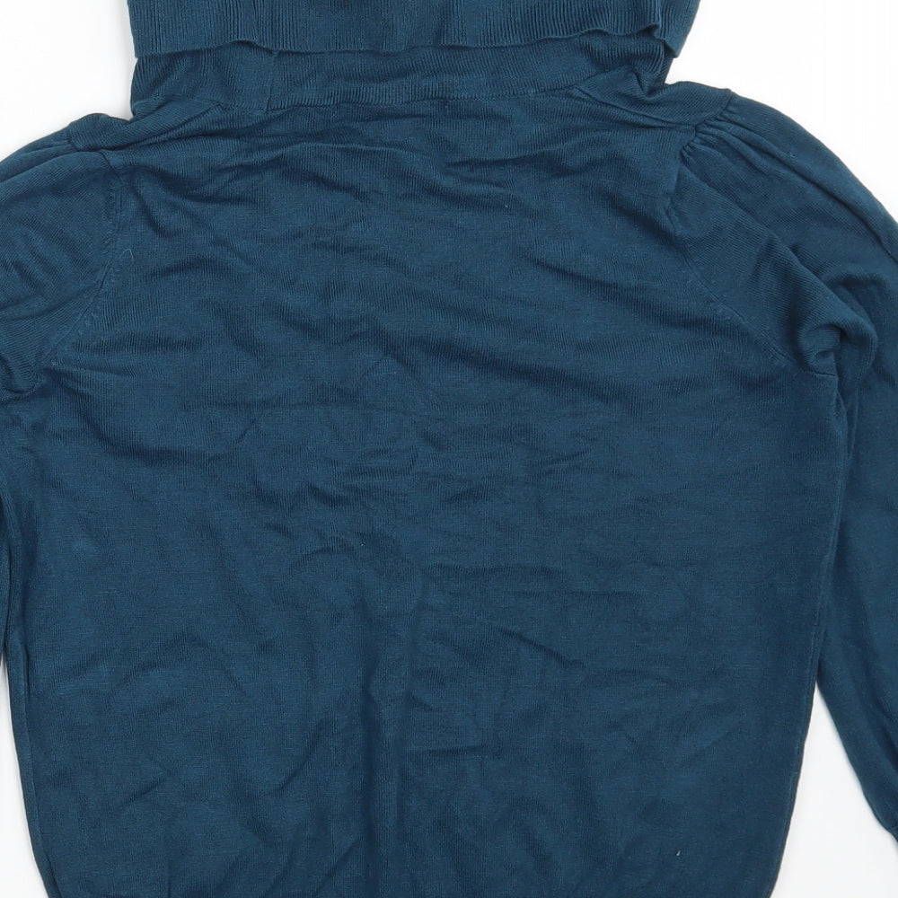 Womens UK Size 10 Marks and Spencer Blue Pullover Jumper