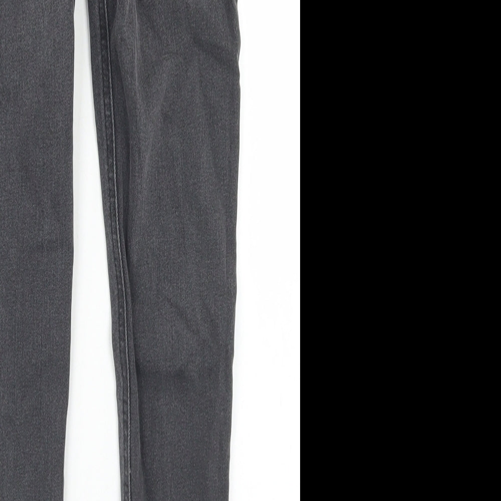 Denim Co Girls Grey Cotton Jegging Jeans Size 8-9 Years Regular
