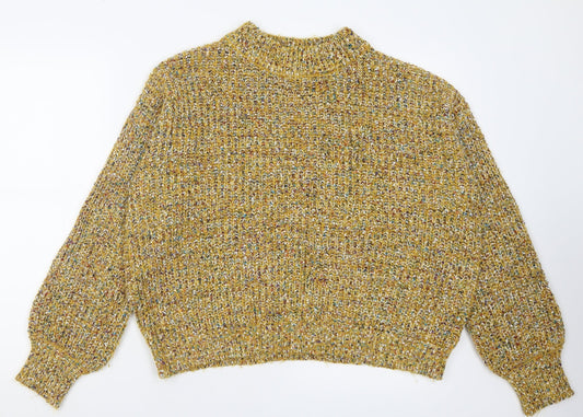 Womens UK Size L Matalan Yellow Pullover Jumper